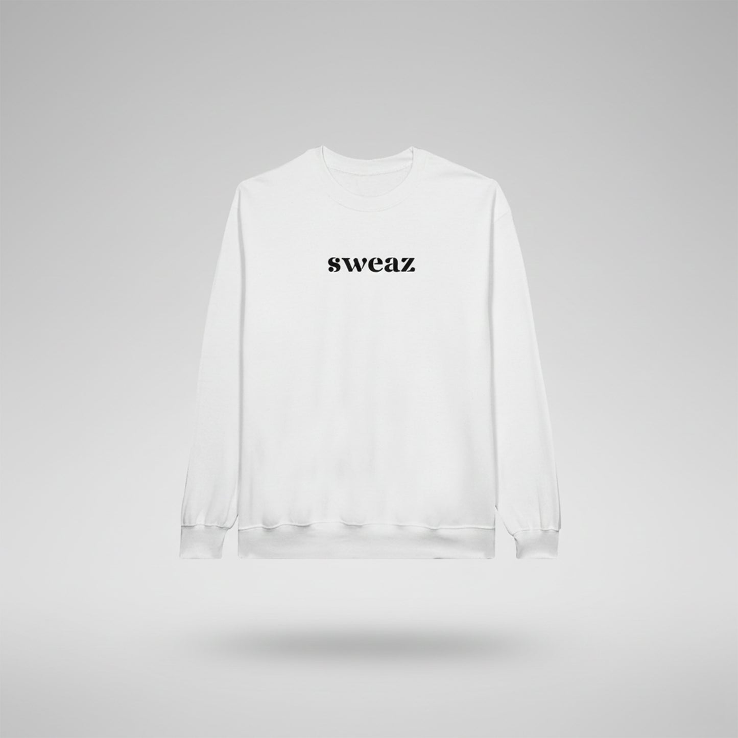 White Sweatshirt – Perfect Match (Dark Cyan Lilac) – Sweaz