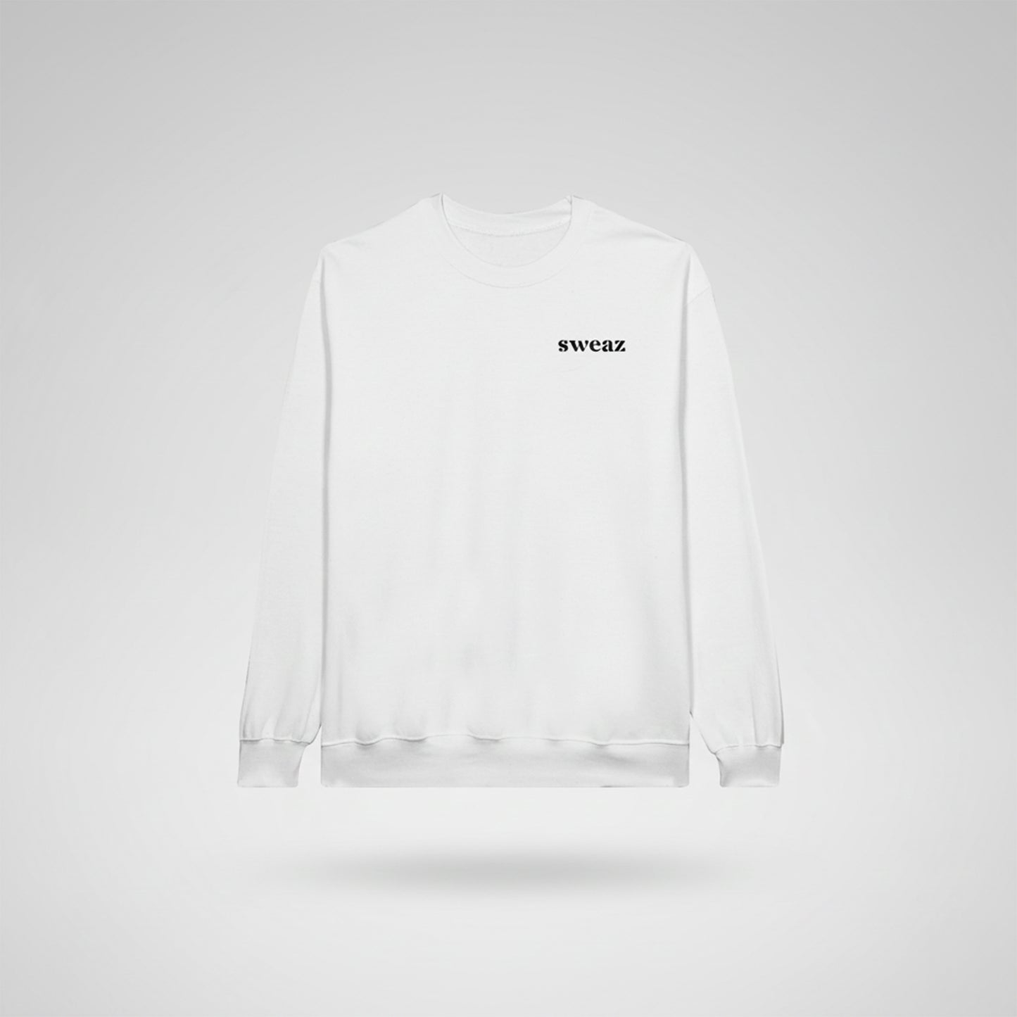 White Sweatshirt – Rules None (Green) – Sweaz