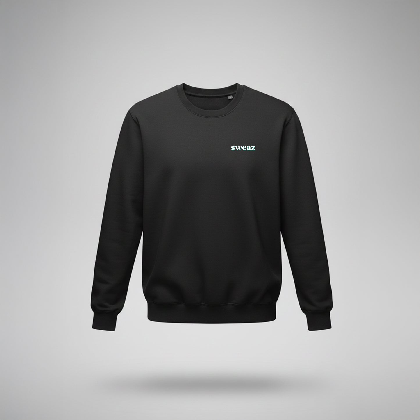 Black Sweatshirt – Rules None (Green) – Sweaz