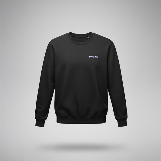 Black Sweatshirt – Rules None (Purple) – Sweaz