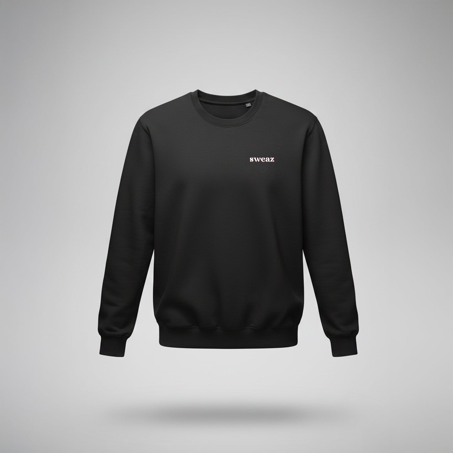 Black Sweatshirt – Rules None (Red) – Sweaz