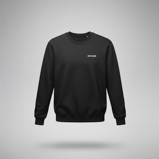 Black Sweatshirt – Rules None (Red) – Sweaz