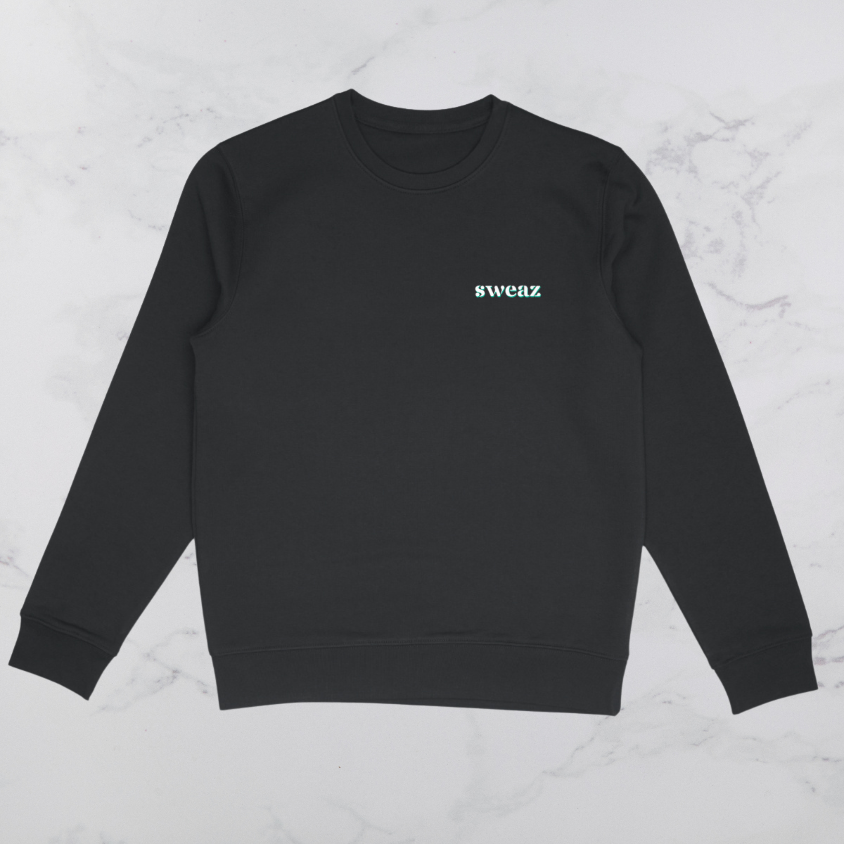Sweaz "rulesnone" Graphic Sweatshirt - Black/Green
