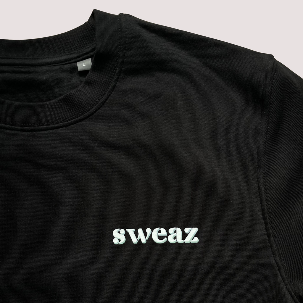 Sweaz "rulesnone" Graphic Sweatshirt - Black/Green