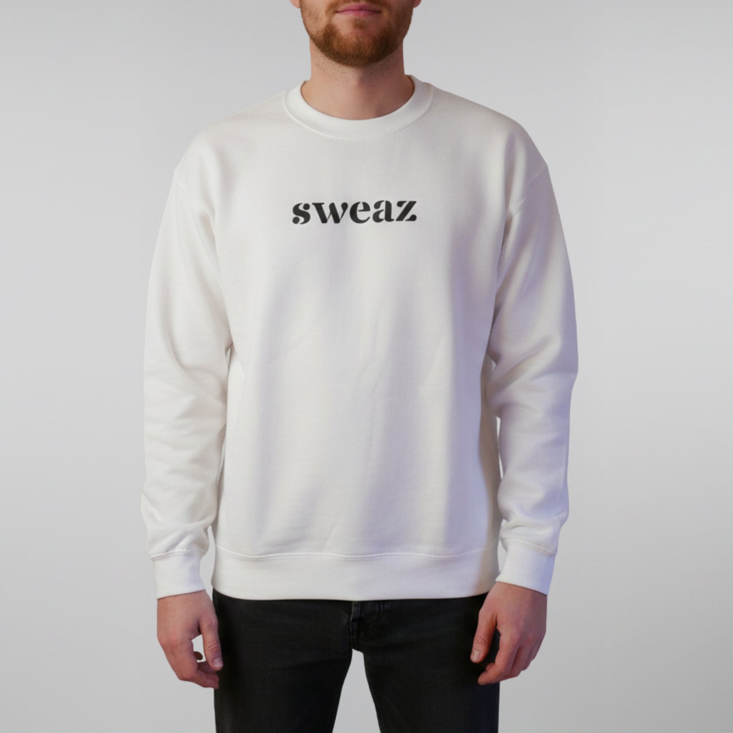 White Sweatshirt – Rules None (Purple) – Sweaz